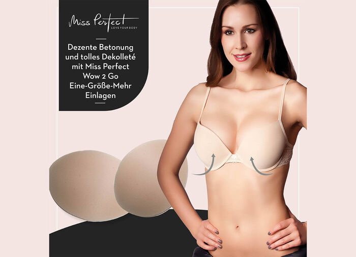 Miss Perfect Wow 2 Go-Eine-Größe-mehr-BH-Einlagen 